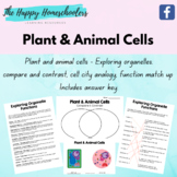 Plant & Animal Cells - Exploring Organelles