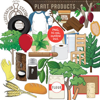 Preview of Plant Products Clip Art