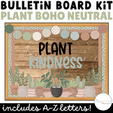 Plant Boho Neutral Bulletin Board Kit | Back to School
