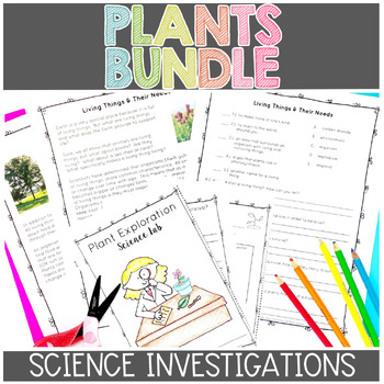 Preview of Parts of Plants, Life Cycle of a Plant, Plant Classification and More BUNDLE