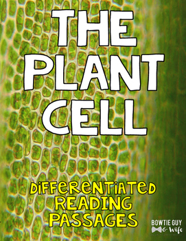 Preview of Plant Cell Differentiated Nonfiction Reading Passages