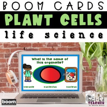 Preview of Plant Cell Organelles Boom Cards