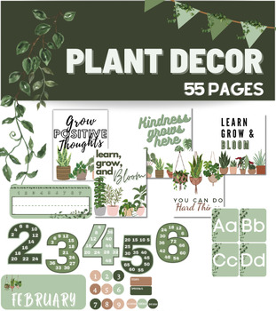 Preview of Plant Classroom Decor