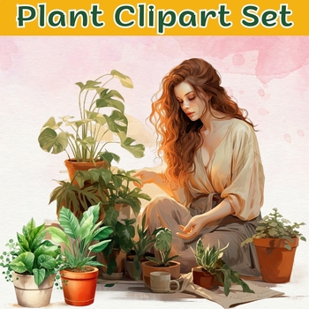 Preview of Plant Clipart Set / House Plants Clipart