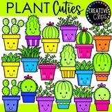 Plant Cuties Clipart {Succulent and Houseplant Clipart}