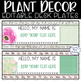 Plant Desk Name Plates- Student Name Tags