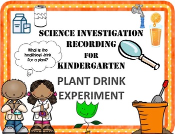 Preview of Plant Drinks Science Experiment Recording Sheet Pack