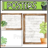 Plant Editable Posters