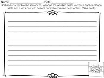 Plant Facts- Sentence Scramble by Shirley Anderson | TpT