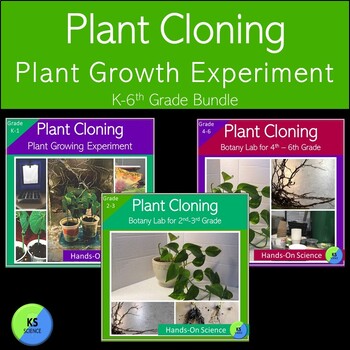 Preview of Plant Growth | Cloning Experiment | Science Bundle Grade K To 5