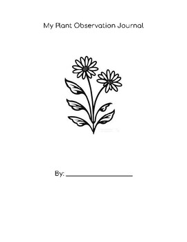 Preview of Plant Growth Journal- Kindergarten