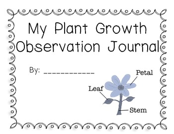 Plant Growth Observation Journal for Celery, Corn, and Sweet Potato