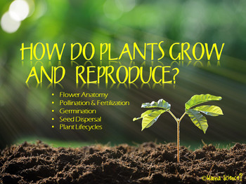 Preview of Plant Growth, Reproduction and Life Cycle Lessons with Interactive Student Notes
