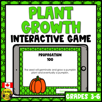 Preview of Plant Growth and Changes | Interactive Review Game | Google Slides