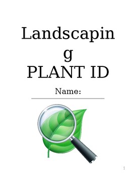 Preview of Plant ID Notebook