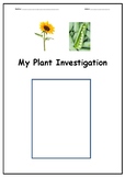 Plant Investigation Booklet