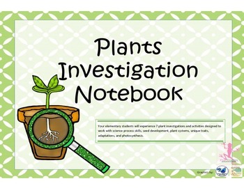 Preview of Plant Investigation Science Notebook