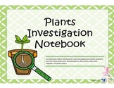 Plant Investigation Science Notebook