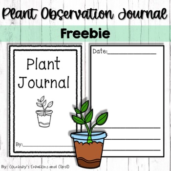 Preview of Plant Observation Journal  Freebie