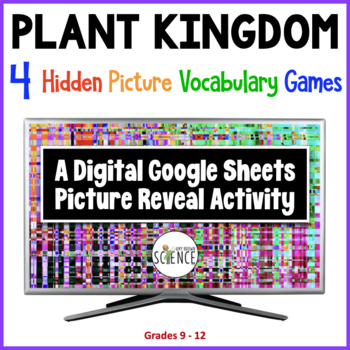 Preview of Plant Kingdom Hidden Picture Games - Plant Life Cycles, Evolution, & Adaptations