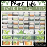 Plant Life Classroom Decor | Teacher Toolbox Labels - Editable!