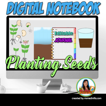 Preview of Plant Life Cycle Digital and Printable Notebook NCSS Aligned K-2 Bundle