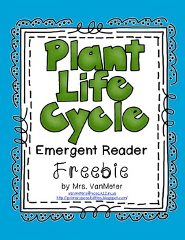 Preview of Plant Life Cycle Emergent Reader (Freebie)