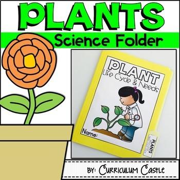 Plant Life Cycle & Needs Science Activities Folder by Curriculum Castle