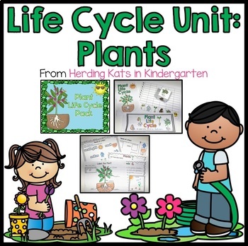Preview of Plant Life Cycle Pack with Observation Journal and Centers