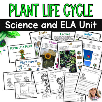 Preview of Plant Life Cycle Science and ELA Unit
