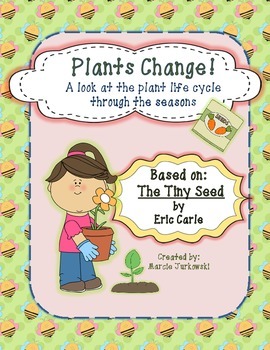 Preview of Plant Life Cycle Through the Seasons Based on The Tiny Seed by Eric Carle