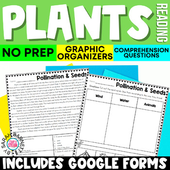 Preview of Parts of a Plant Worksheets with Adaptations, Needs, and Seeds Reading Passages
