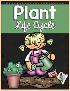 Preview of Plant Life Cycle {Craftivity, Emergent Reader, Posters}