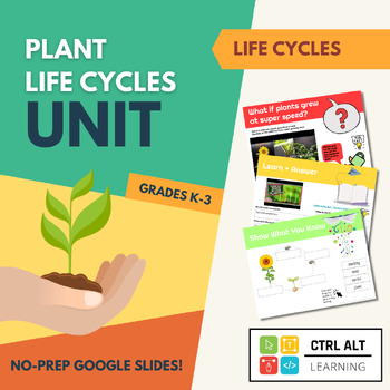 Preview of Plant Life Cycles HyperDoc - Grade 2 BC Science