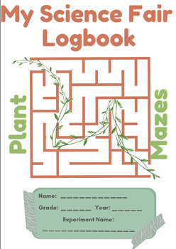 Preview of Plant Mazes - Science Fair Logbook