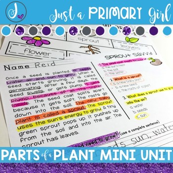 Preview of Plant Mini Unit