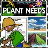 Plant Needs- Mini Posters, Worksheets, and Mini-Book