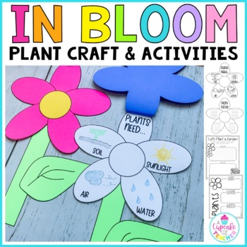 Plant Needs Craft & Printables by A Cupcake for the Teacher | TPT