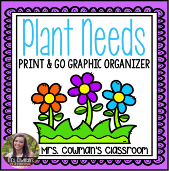 Preview of Plant Needs Graphic Organizer