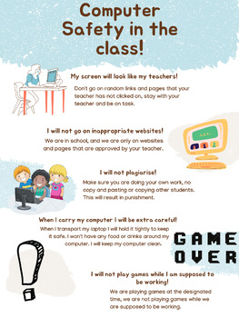 Preview of Computer Safety Poster