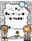 Plant Observation Science Notebook
