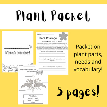 Preview of Plant Packet