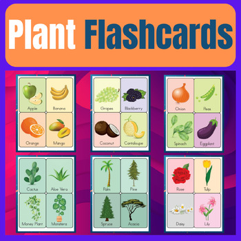 Plant Pals: Fun and Educational Flashcards for Kids | TPT