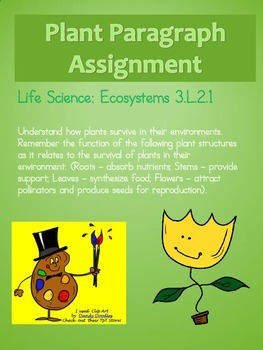 Preview of Plant Paragraph Assignment