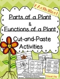 Plant Parts and Functions Cut and Paste Activities!