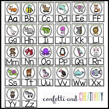 Plant Primary Alphabet Posters by Confetti and Creativity | TpT