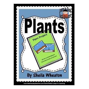 Preview of Plant Project: A READ TO LEARN Book About Plants