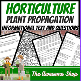 Plant Propagation Article and Worksheets for High School H