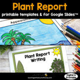 Plant Research | Report Writing Templates | Research Project