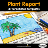 Plant Research | Printable Report Writing Templates | Rese